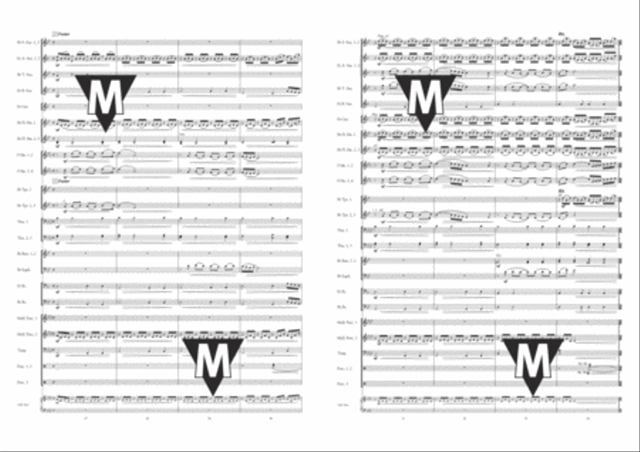 The Story of Anne Frank Fanfare Band scores gallery preview page 4