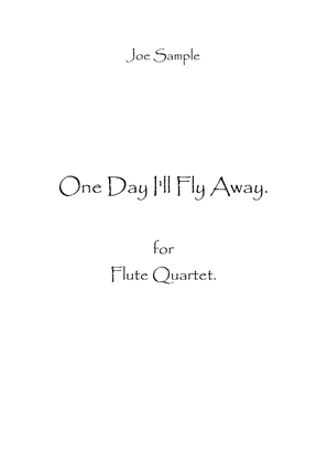 Book cover for One Day I'll Fly Away