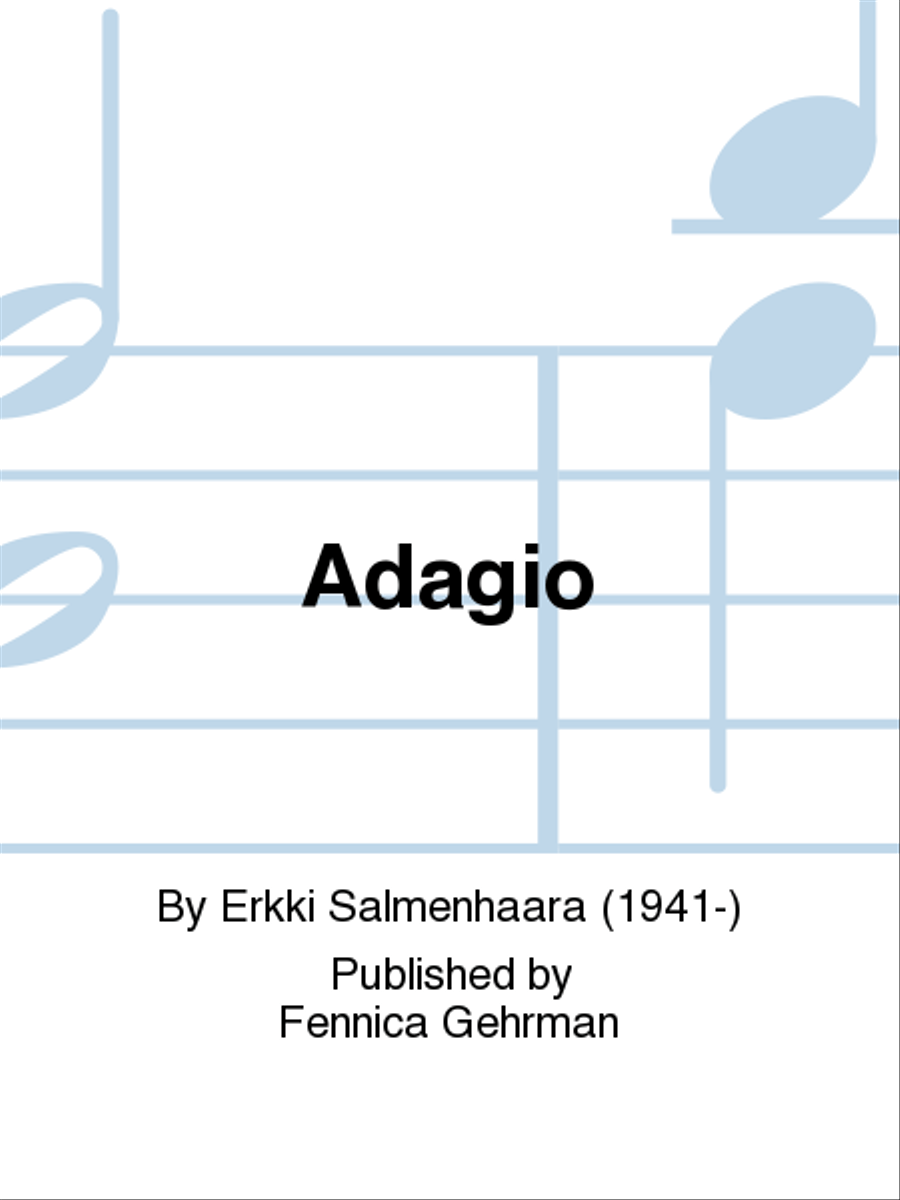 Adagio Violin Solo scores gallery preview page 1