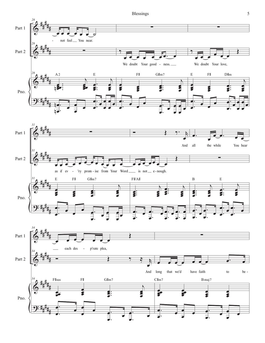 Blessings Blessings 2-Part scores gallery preview page 5