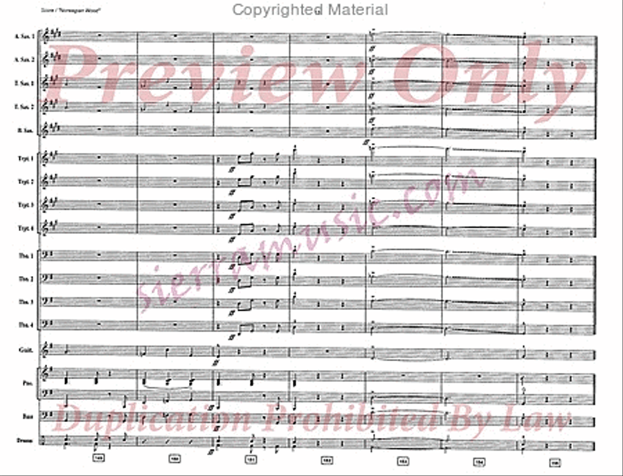 Norwegian Wood Norwegian Wood Big Band scores gallery preview page 18