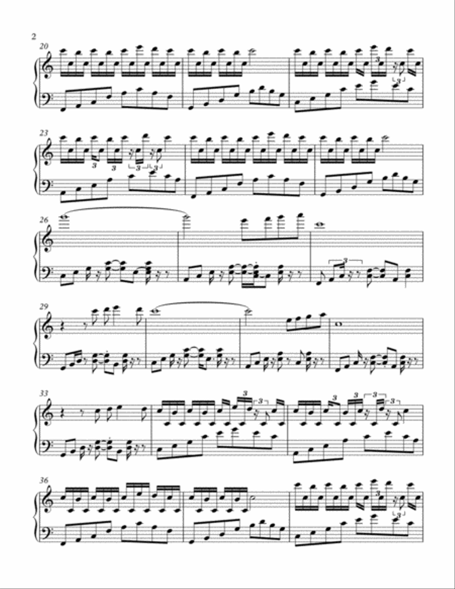 Ballade De Antonia Piano Solo scores gallery preview page 2