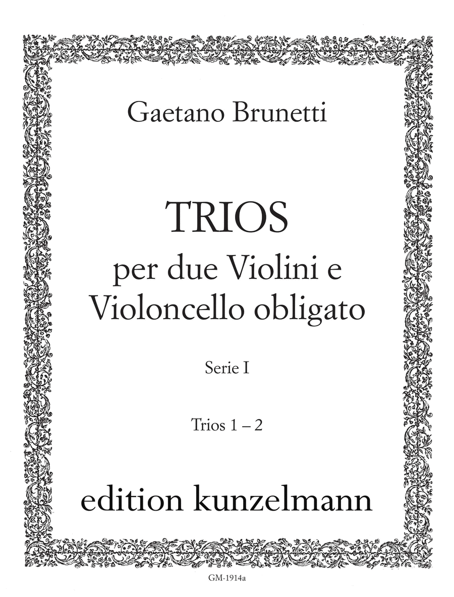 6 Trios for 2 violins and cello, Trios 1 and 2