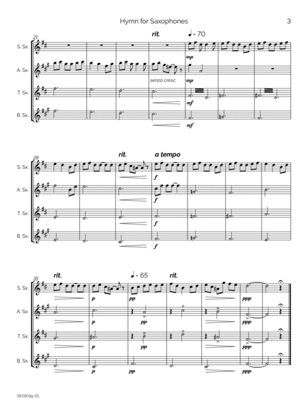 Hymn for Saxophones