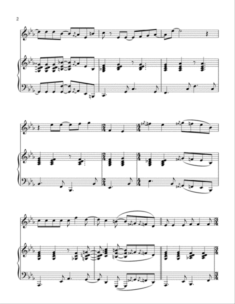 I Say A Little Prayer Woodwind Duet scores gallery preview page 3