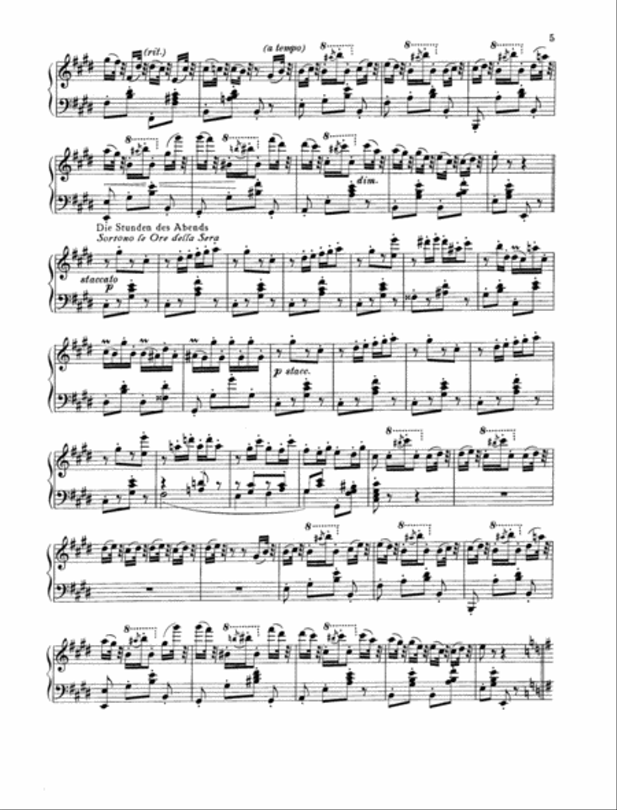 Danza delle Ore Piano Solo scores gallery preview page 4