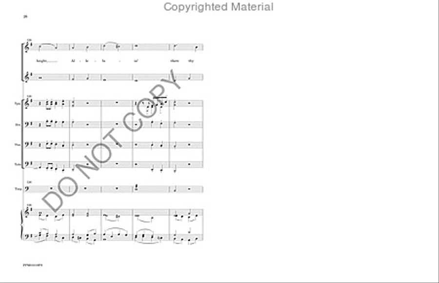 Hail the Day That Sees Him Rise - Full Score 4-Part scores gallery preview page 29