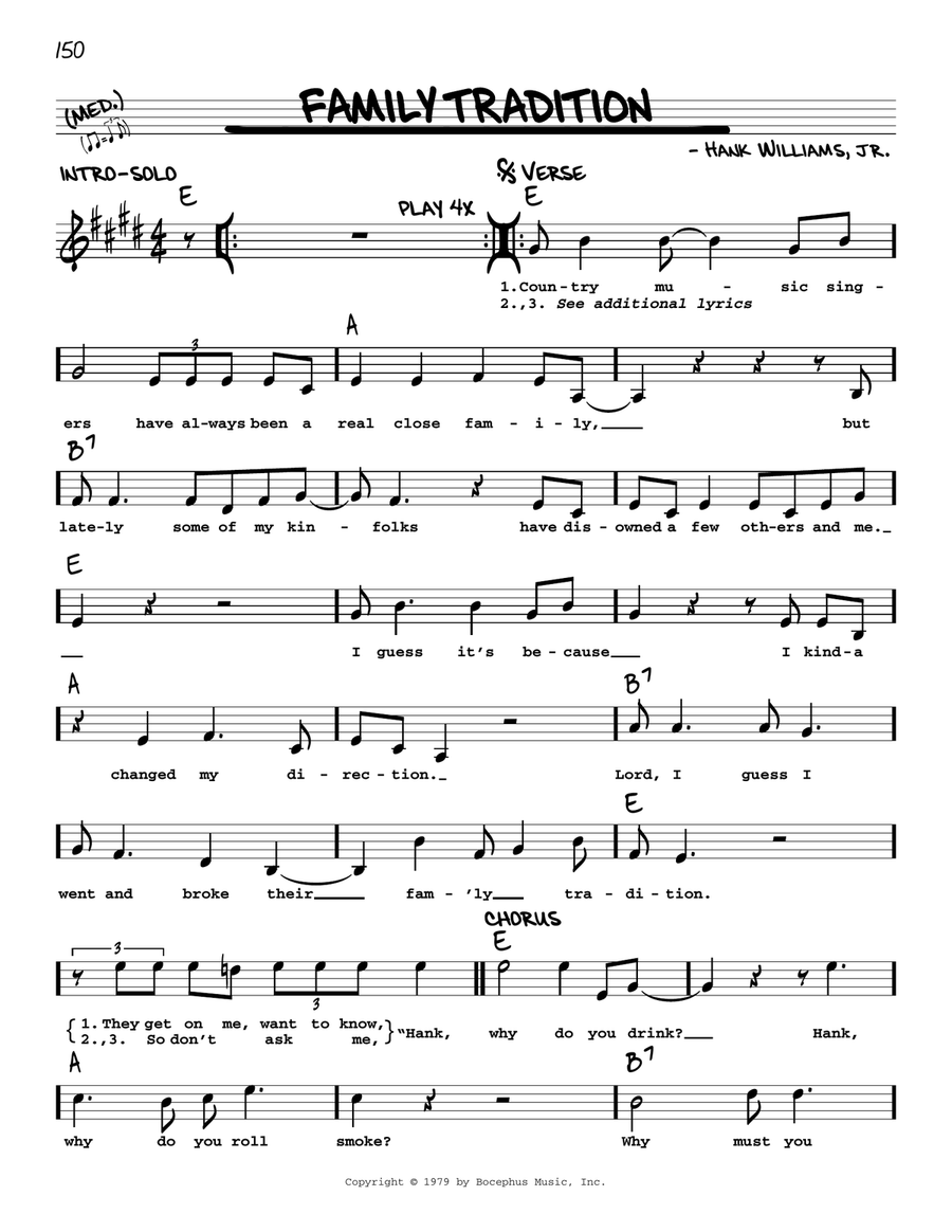 Family Tradition Family Tradition Voice scores gallery preview page 1