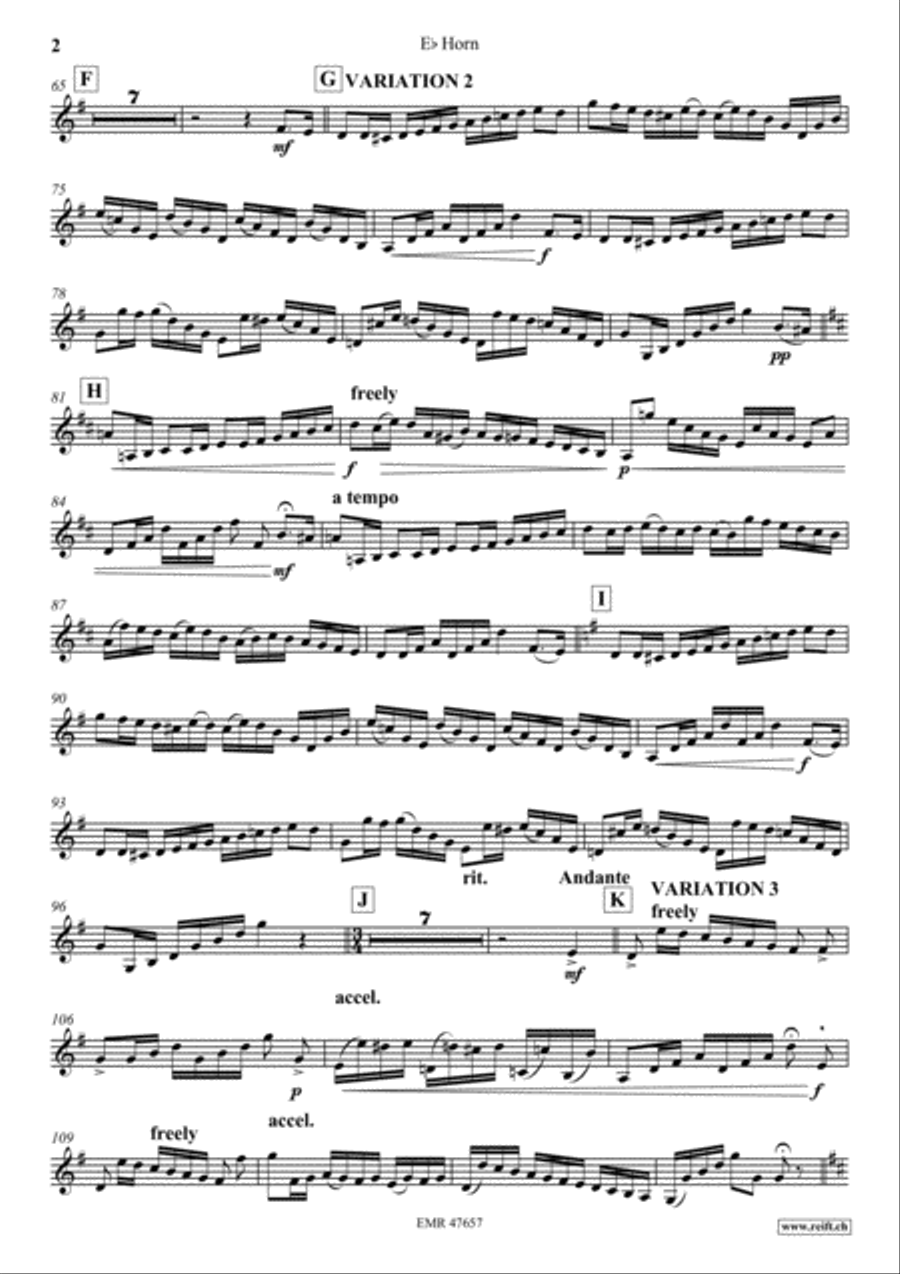 Air Varie Air Varie Horn scores gallery preview page 3