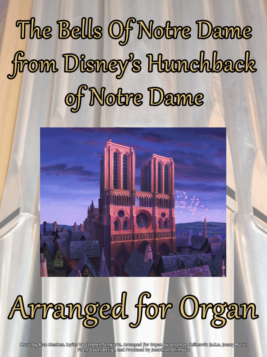 The Bells Of Notre Dame Organ Solo scores gallery preview page 1