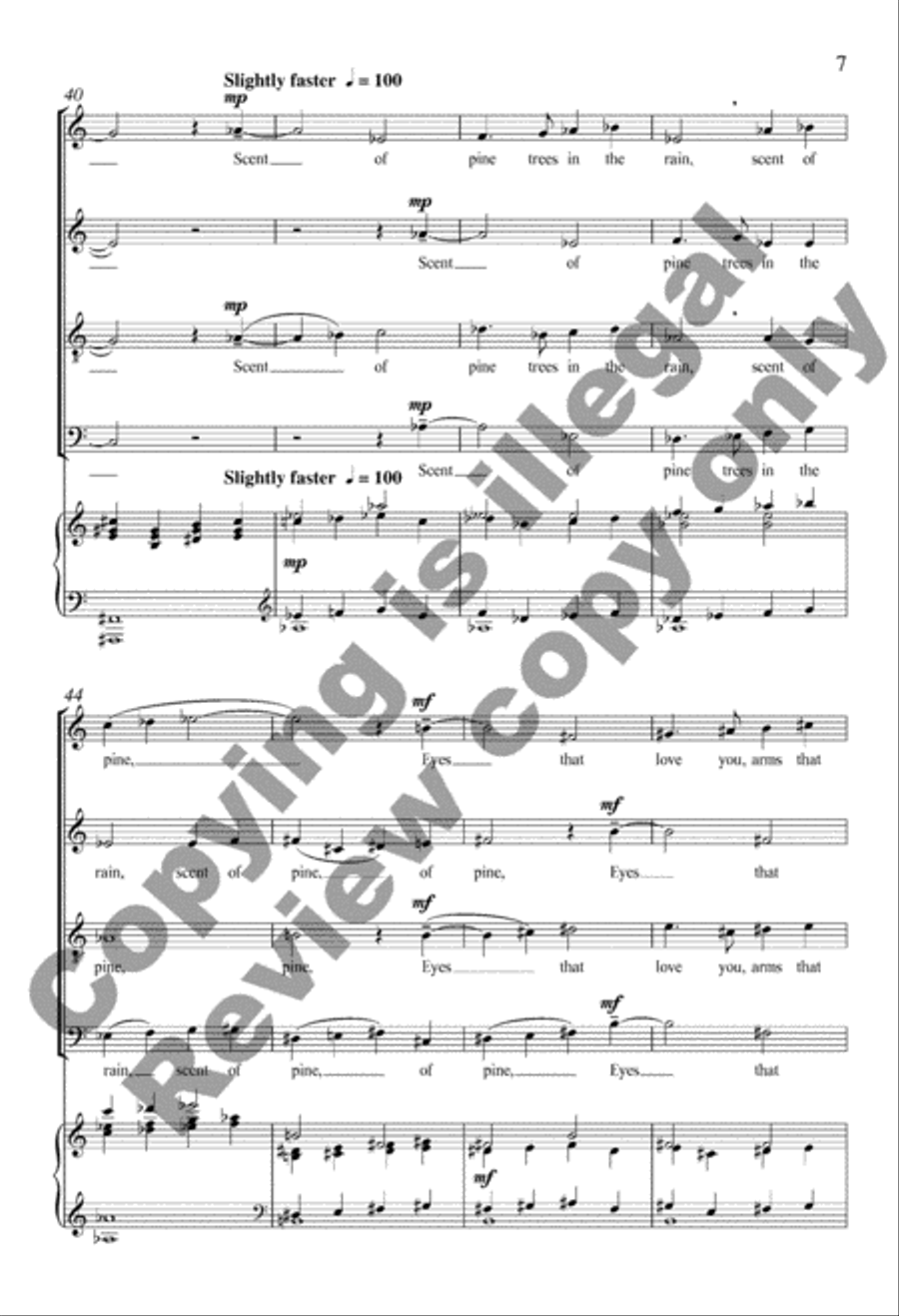 Life Has Loveliness 4-Part scores gallery preview page 7