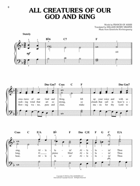First 50 Hymns You Should Play on Piano