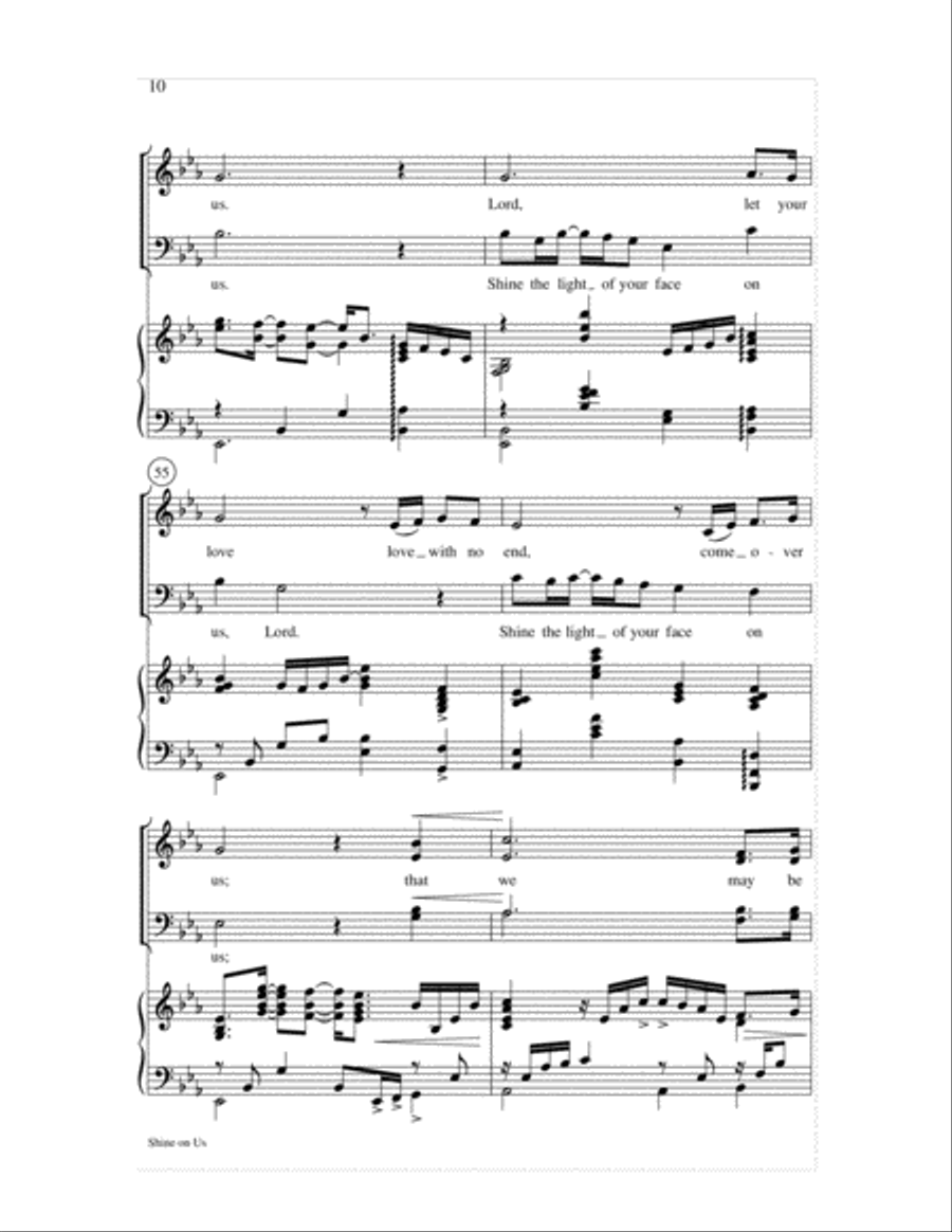 Shine on Us 4-Part scores gallery preview page 10