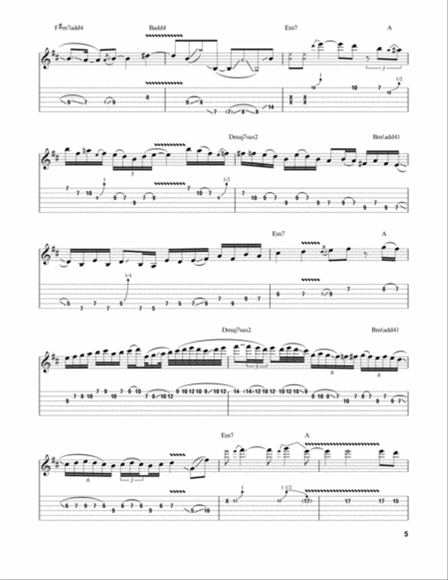 If I Could Fly Electric Guitar scores gallery preview page 5