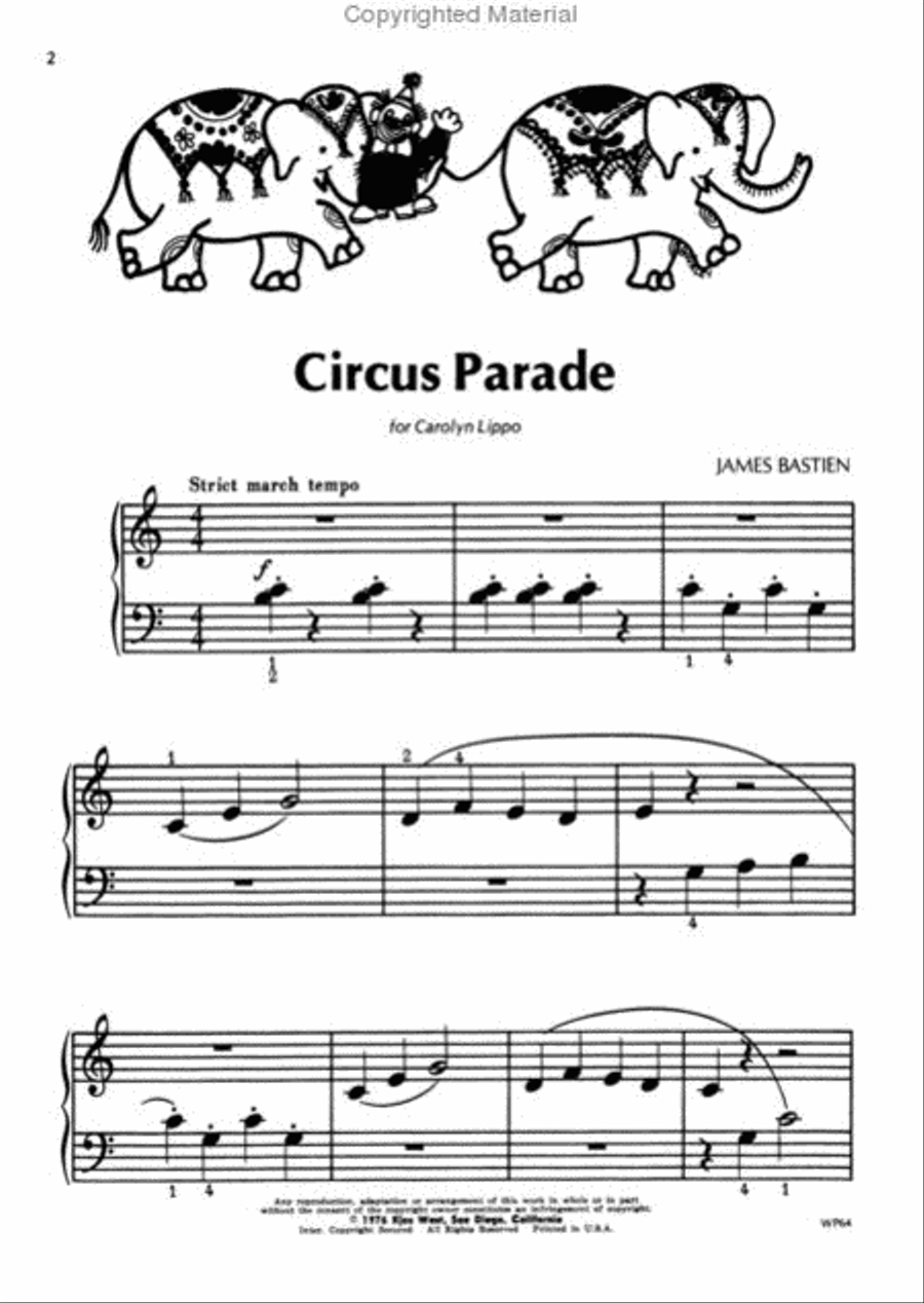 Piano Recital Solos, Primer Piano Method scores gallery preview page 2