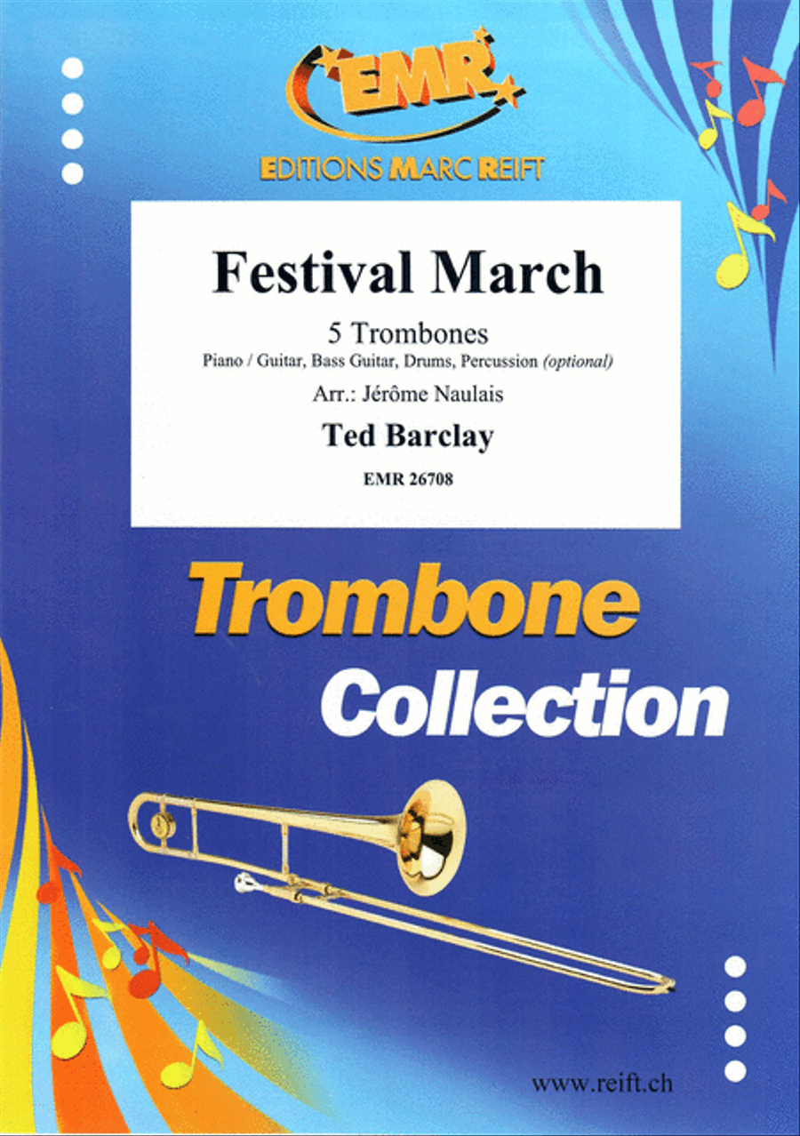 Festival March Festival March Trombone scores gallery preview page 1