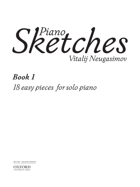 Piano Sketches Book 1