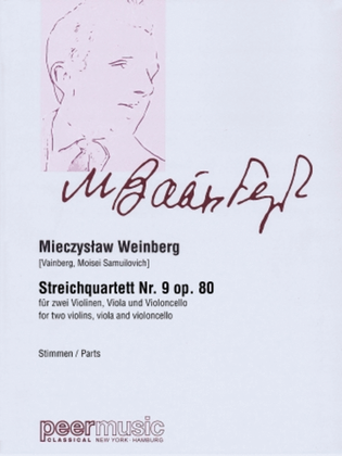 Book cover for String Quartet No. 9
