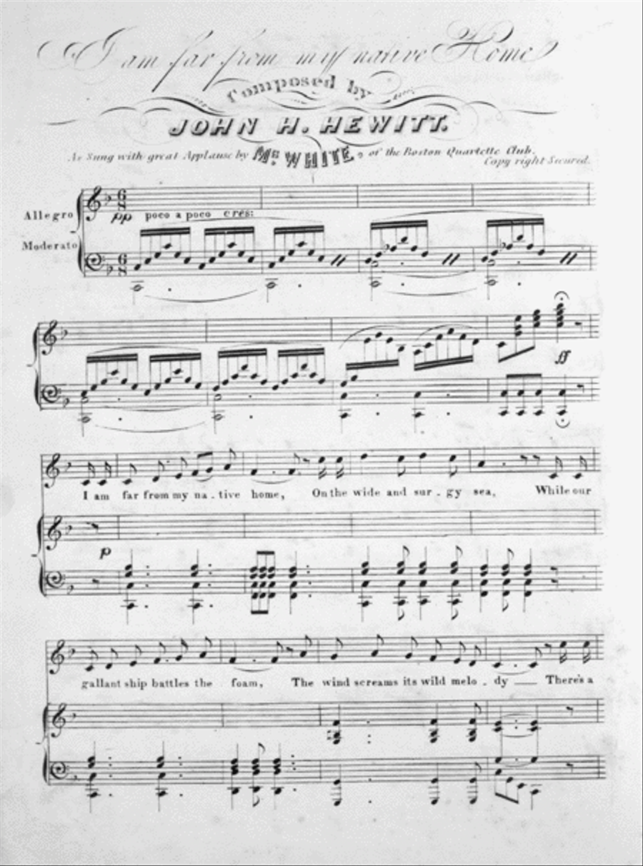 I Am Far From My Native Home Voice scores gallery preview page 2