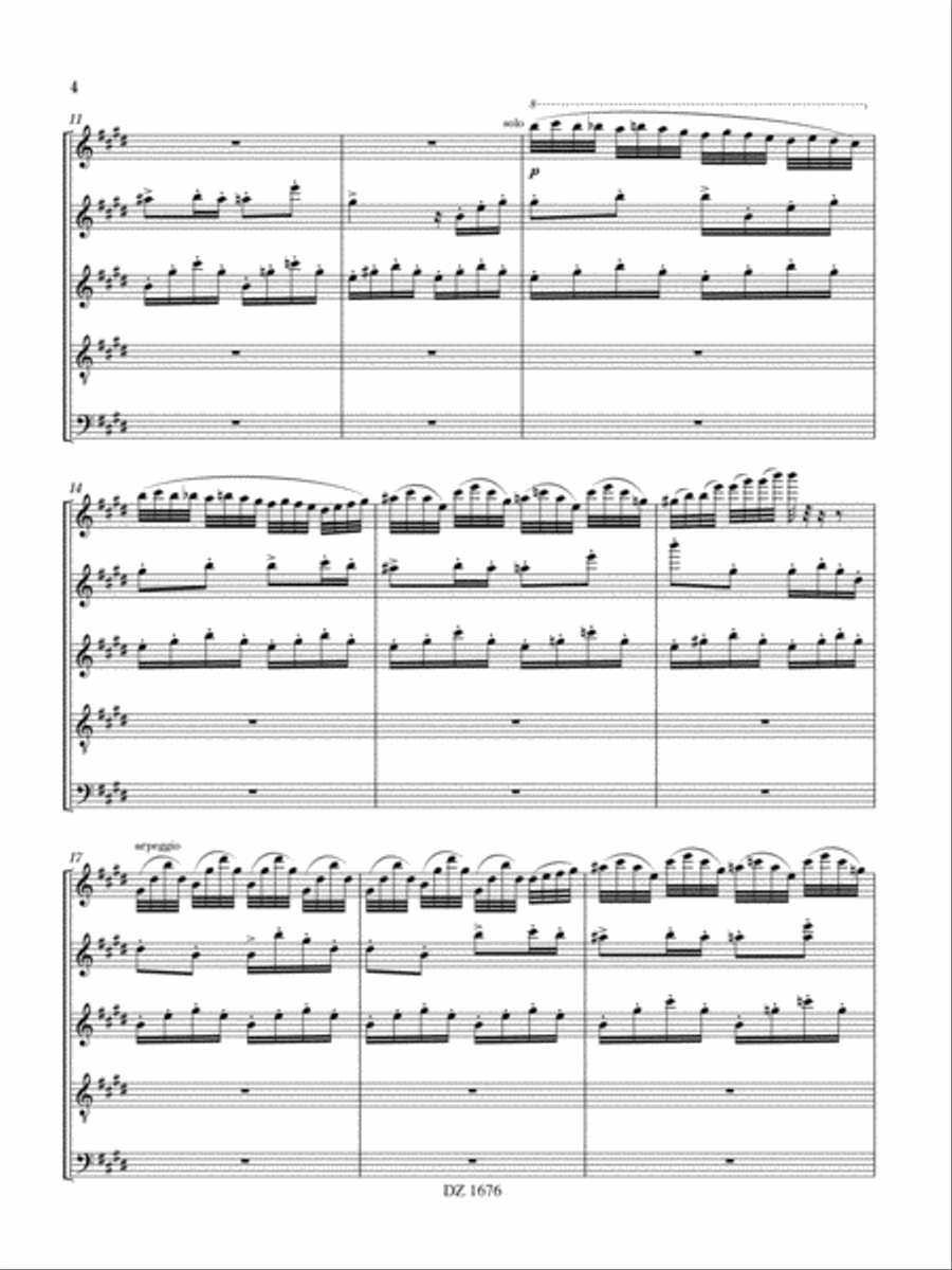 Serenata erotica Serenata erotica Orchestra scores gallery preview page 4