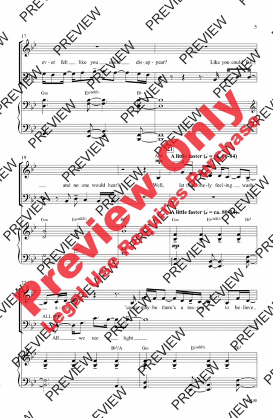 Found/Tonight 4-Part scores gallery preview page 5