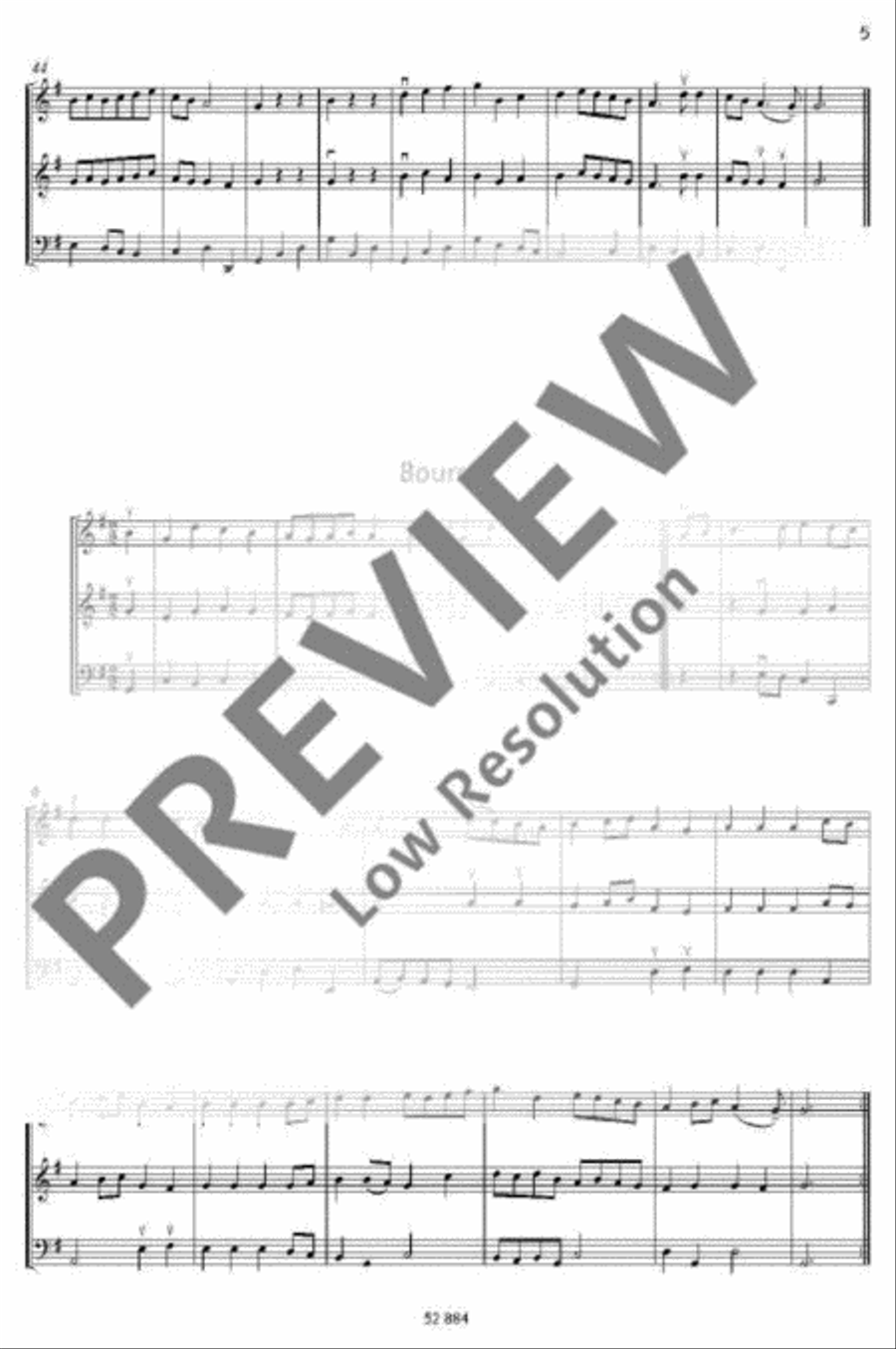 Suite G major Cello scores gallery preview page 5