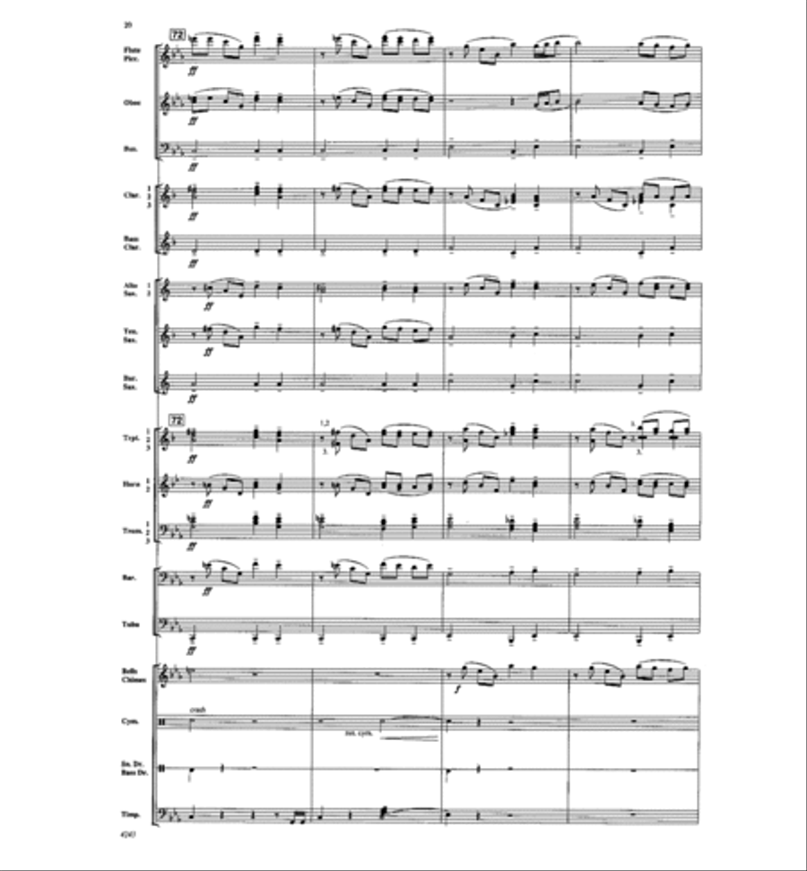 Encomium Concert Band scores gallery preview page 19