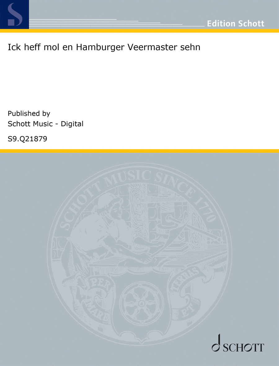Ick heff mol en Hamburger Veermaster sehn 3-Part scores gallery preview page 1