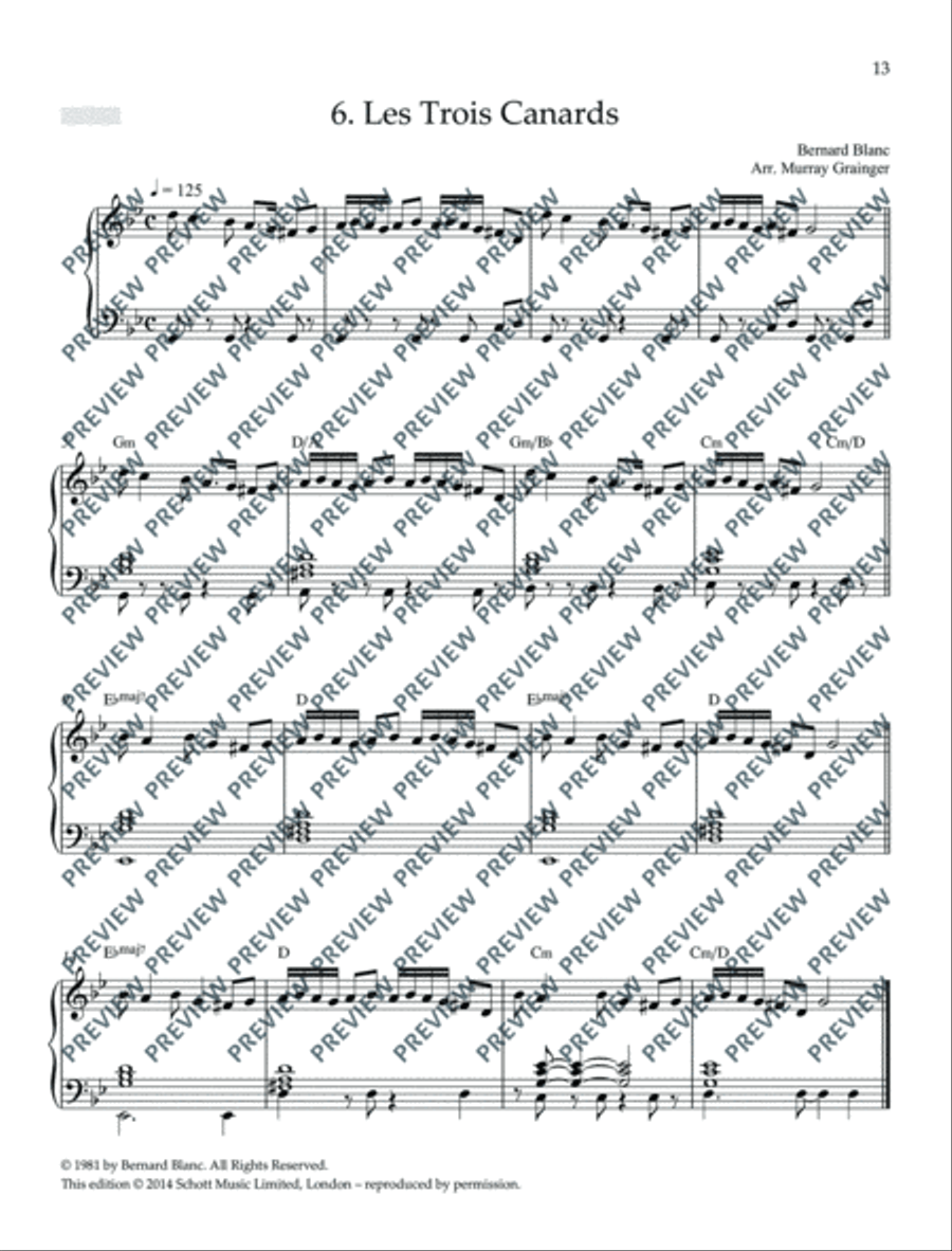 French Folk Tunes for Accordion Accordion scores gallery preview page 14