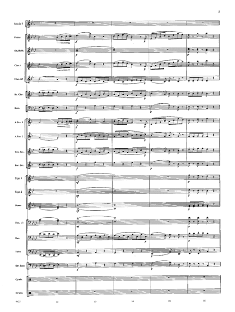 Romanza Concert Band scores gallery preview page 4