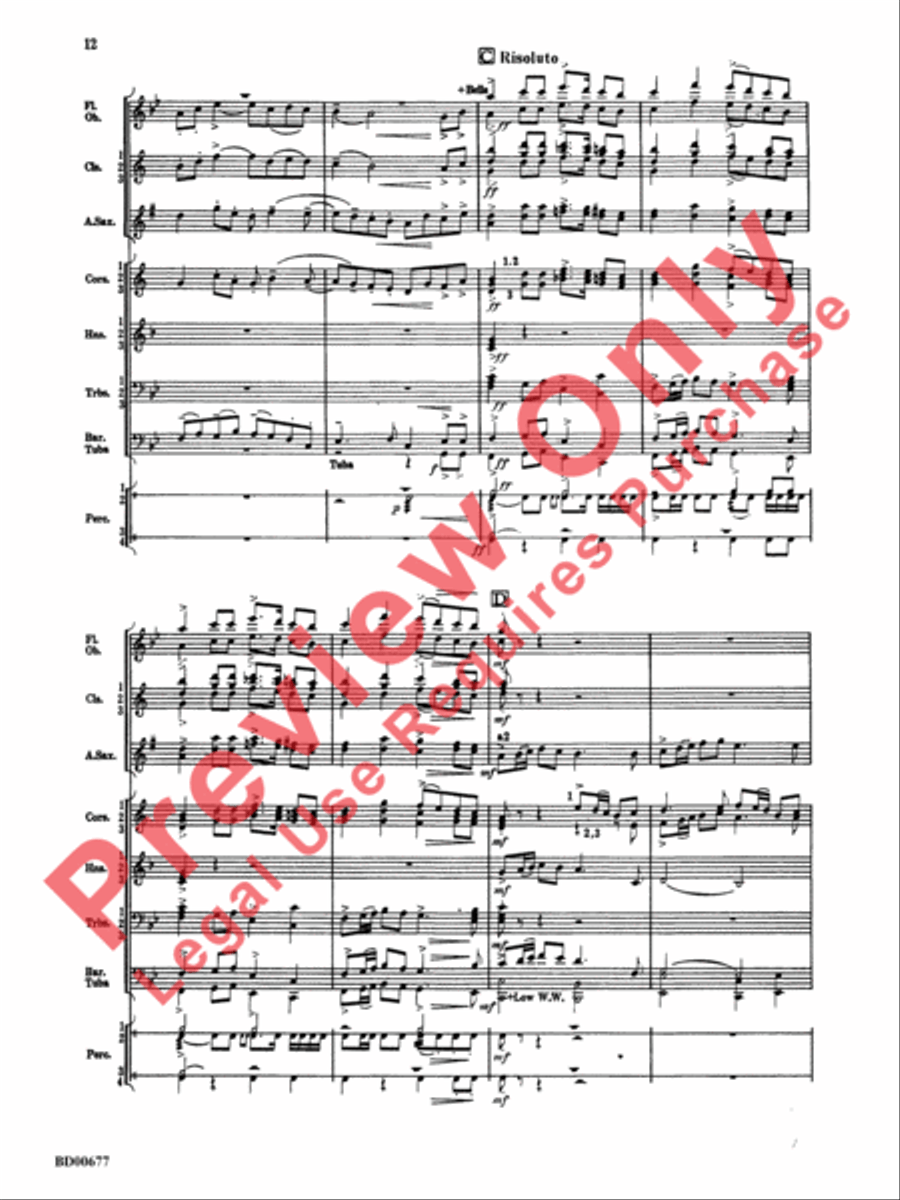 Brookshire Suite Brookshire Suite Concert Band scores gallery preview page 13