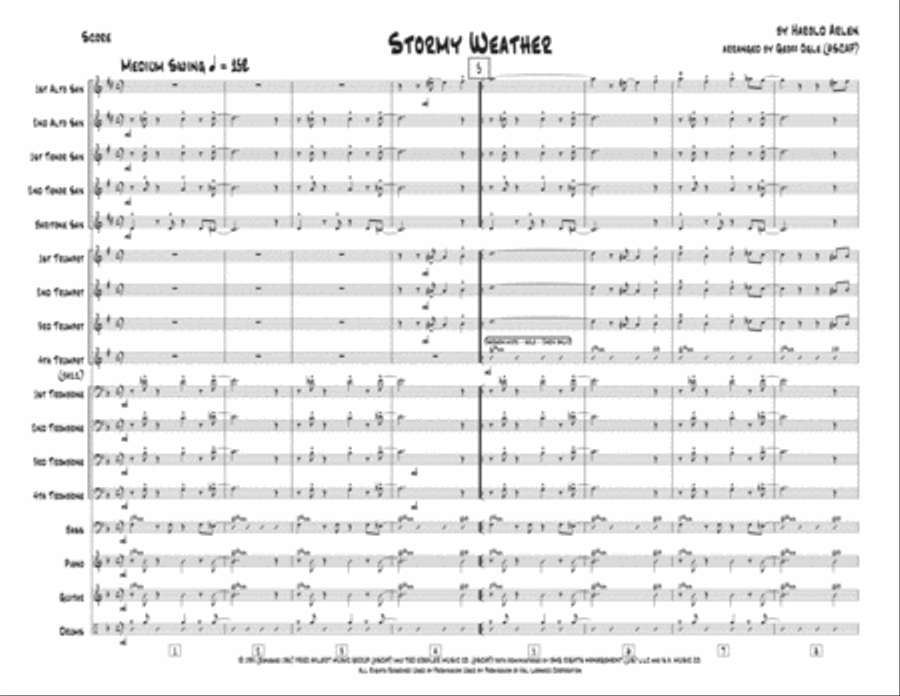 Stormy Weather Jazz Ensemble scores gallery preview page 2