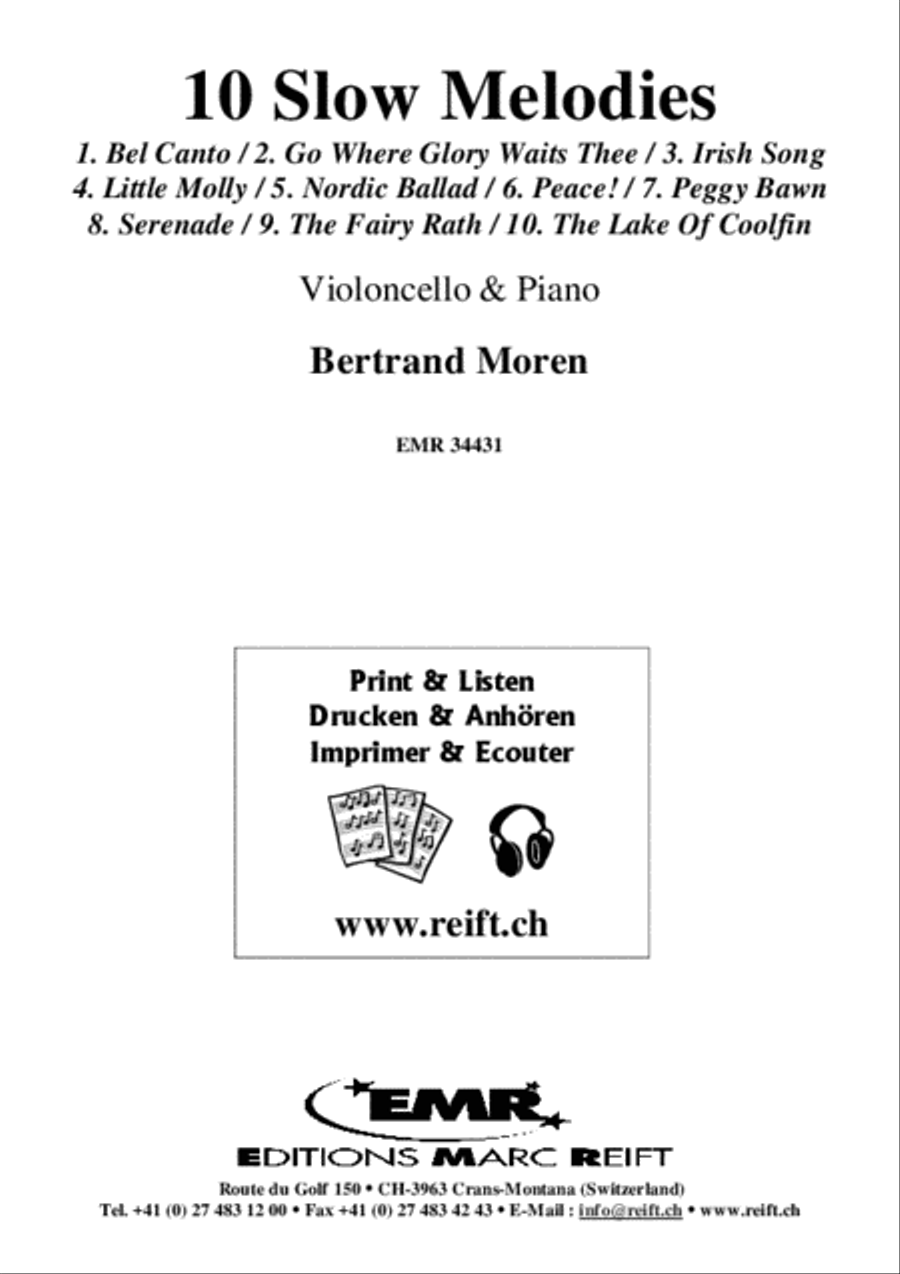 10 Slow Melodies Piano Accompaniment scores gallery preview page 2