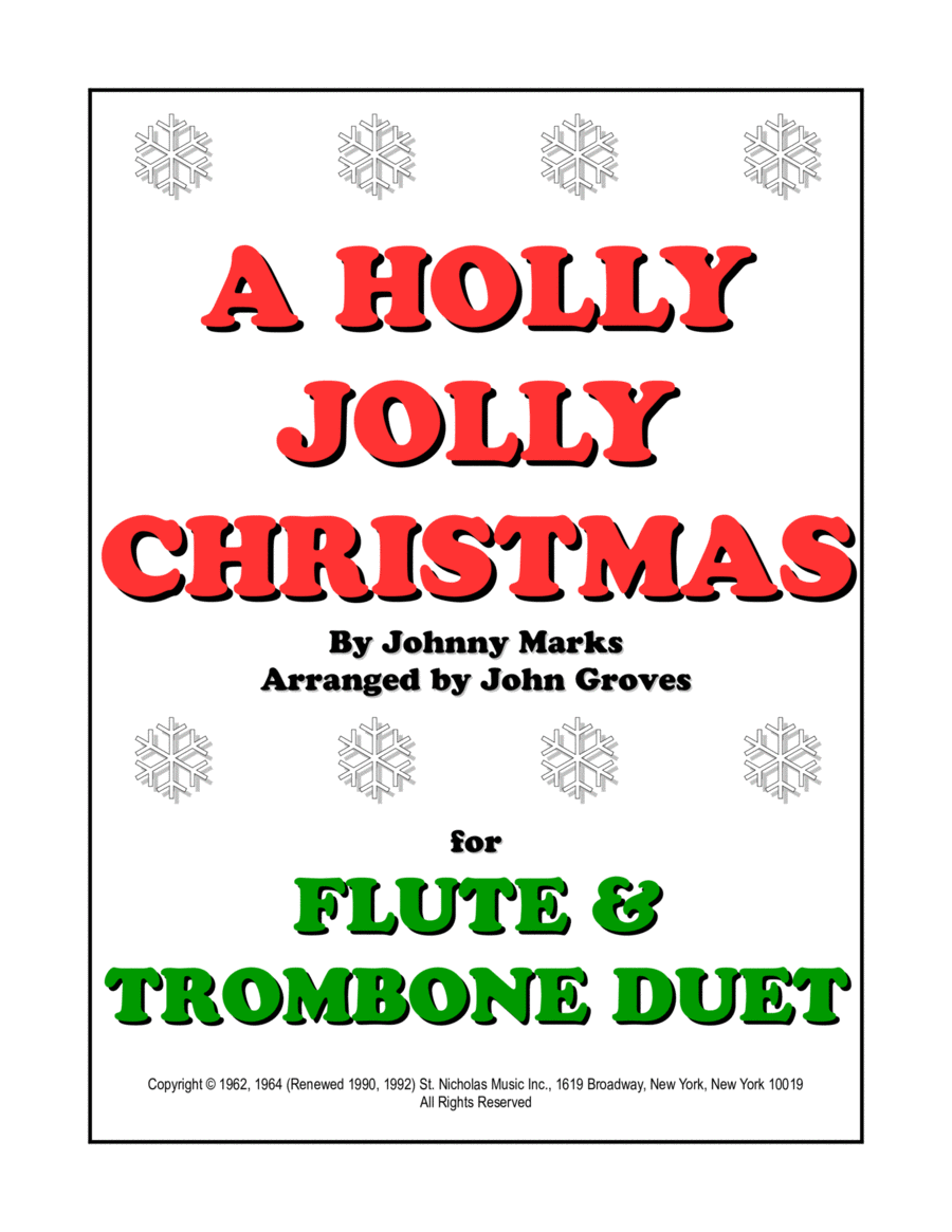 A Holly Jolly Christmas Flute scores gallery preview page 1