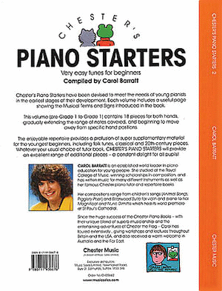 Book cover for Chester's Piano Starters Volume Two