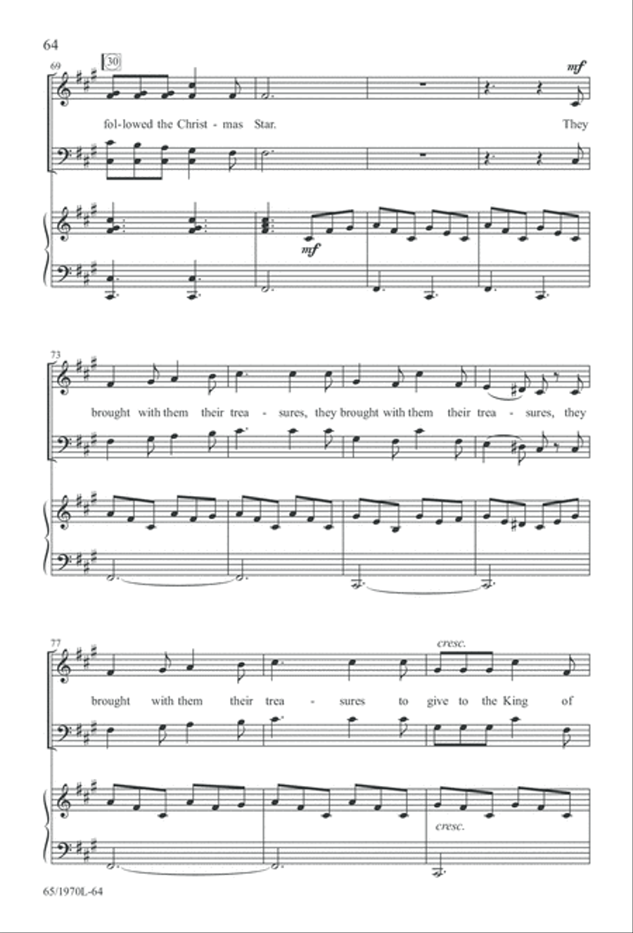 A Great and Mighty Wonder 4-Part scores gallery preview page 65