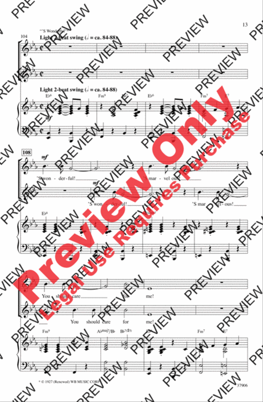Who Could Ask for Anything More? Women's Choir scores gallery preview page 13