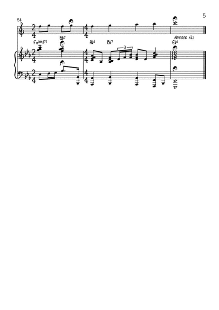 Over The Rainbow (from The Wizard Of Oz) Alto Saxophone scores gallery preview page 5