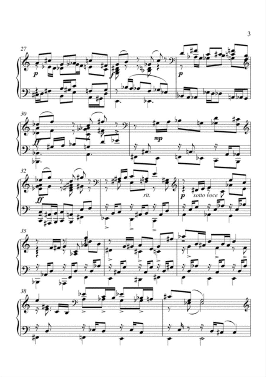 The Chromatic Argument Piano Solo scores gallery preview page 4