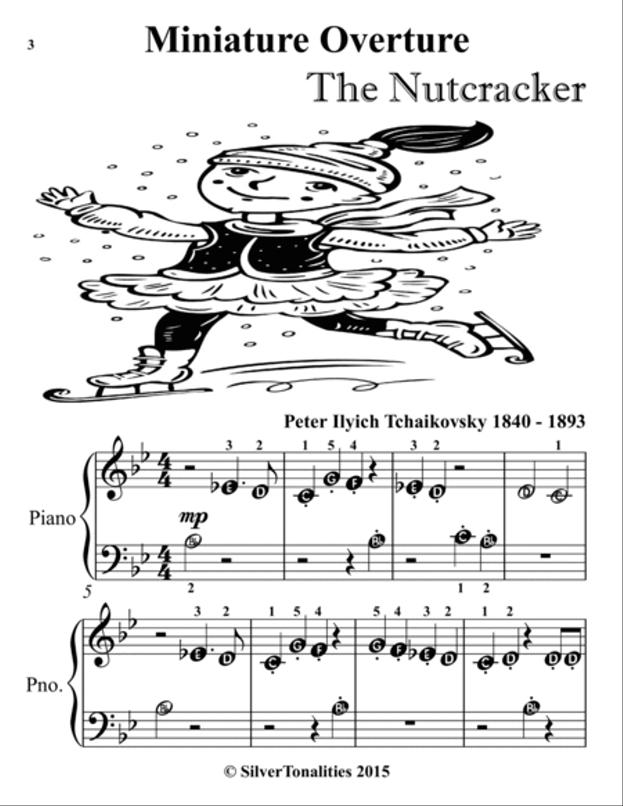 The Complete Nutcracker Ballet for Beginner Piano Piano Method scores gallery preview page 5