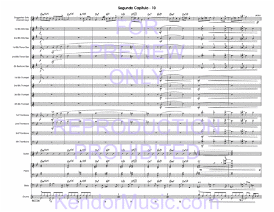 Segundo Capitulo Jazz Ensemble scores gallery preview page 12