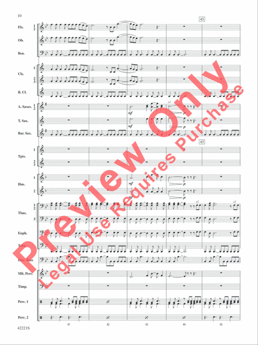 Carry On Concert Band scores gallery preview page 11