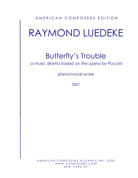 [Luedeke] Butterfly's Trouble (Piano Reduction)