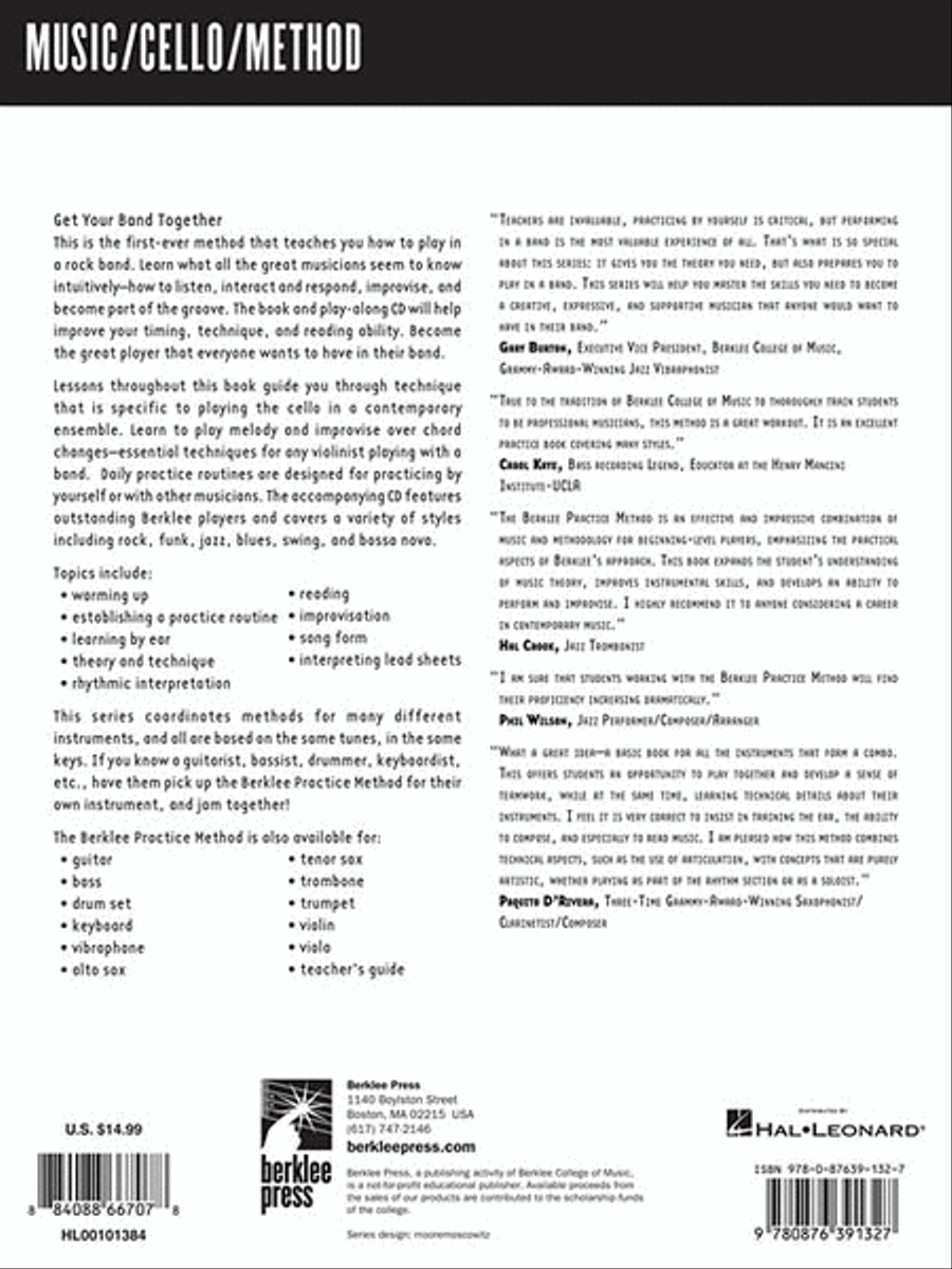 Berklee Practice Method: Cello Cello scores gallery preview page 2