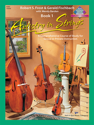 Book cover for Artistry In Strings, Book 1 - Violin (Book Only)