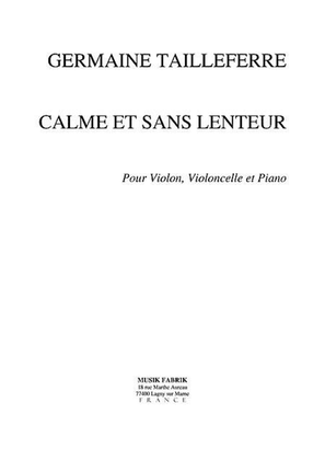 Book cover for Calme Sans Lenteur