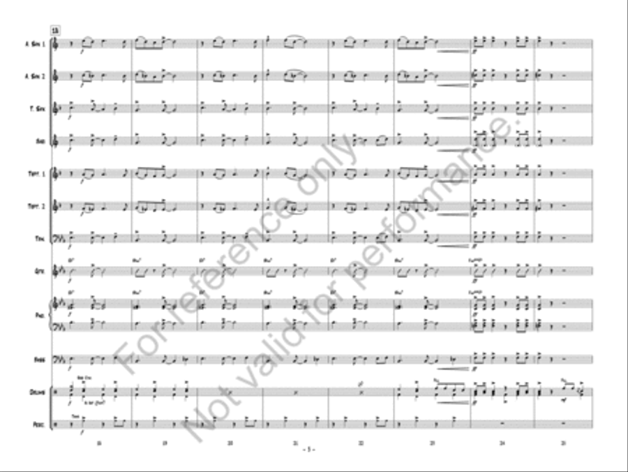 Agent Undercover Jazz Ensemble scores gallery preview page 6