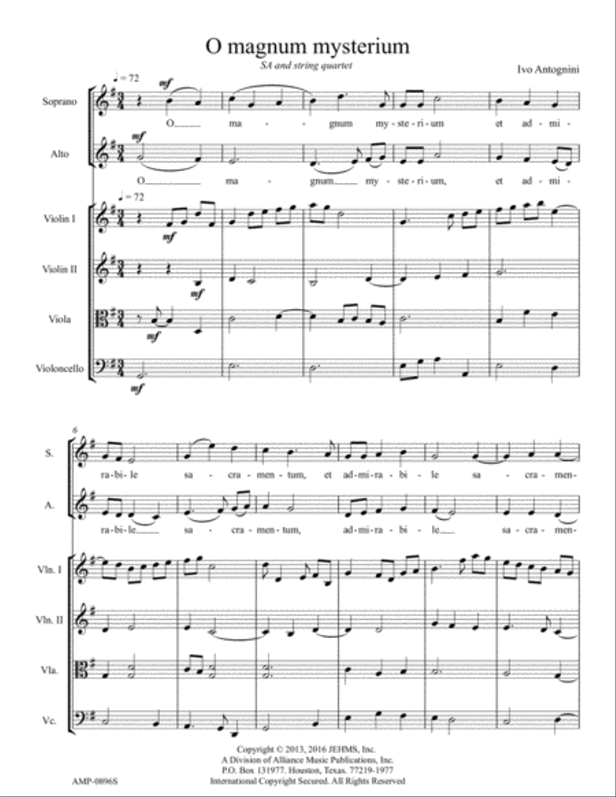 O Magnum Mysterium O Magnum Mysterium SA scores gallery preview page 6