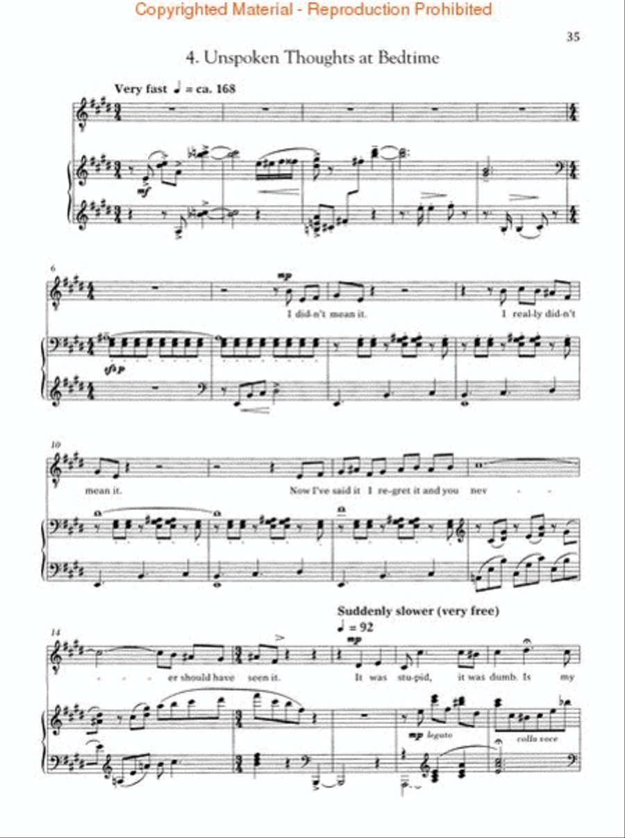The Faces of Love Voice scores gallery preview page 4