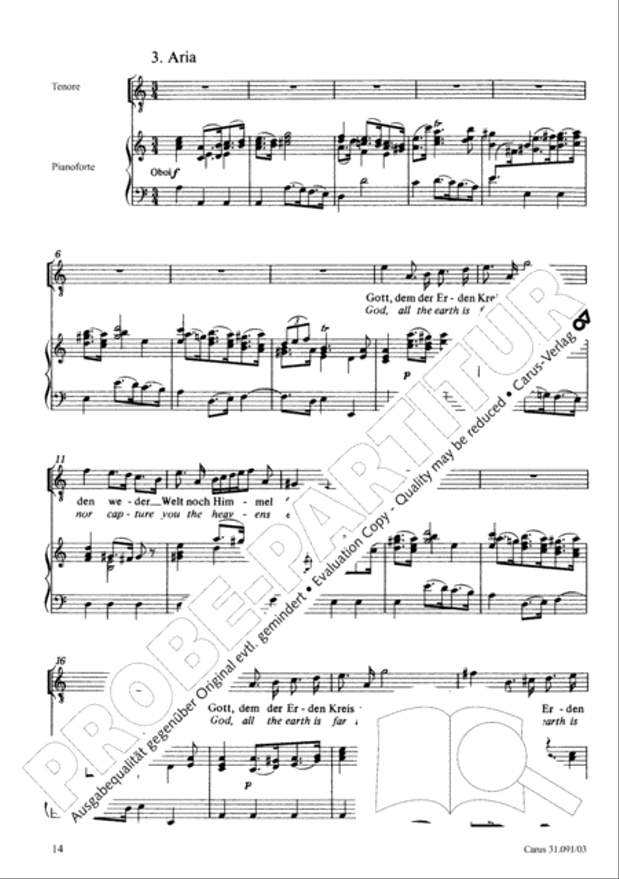 All praise to you, Lord Jesus Christ (Gelobet seist du, Jesu Christ) 4-Part scores gallery preview page 15
